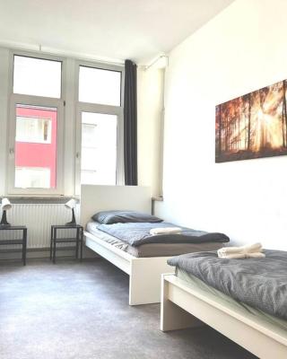 7 Betten Zentrale Lage Bahn Messe Apartment