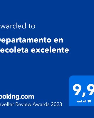 Departamento en Recoleta excelente