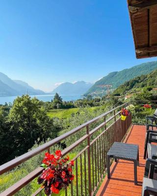 Appartamento Tivano balcone con vista lago