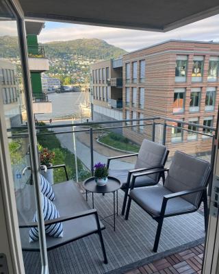 Modern Apartment - Amazing Terrace and Fjord View, Close to City Center