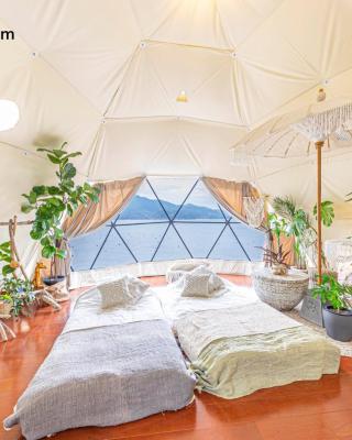 ITOSHIMA SDGs Village Chikyu MIRAI -海の大パノラマ-全室オーシャンビューのドームテント