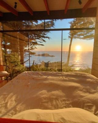 Cabaña Rustica en lagunillas con vista al mar
