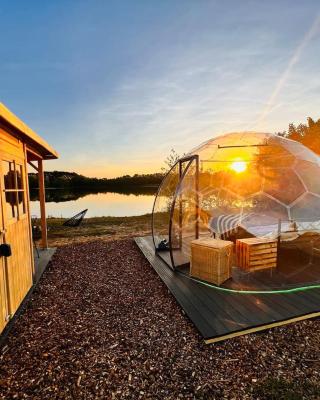 Beheiztes Bubble Tent am See - Sternenhimmel