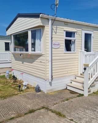 Pet friendly family caravan with secure private garden