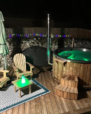 Maison bohème avec bain nordique