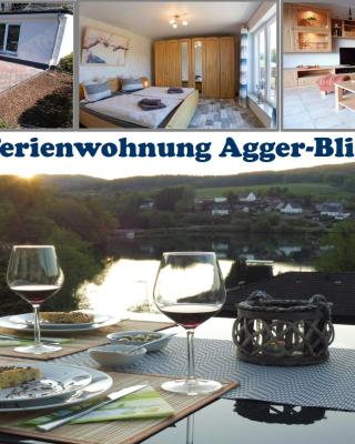 Exklusive Ferienwohnung 'Agger-Blick' mit großer Seeblick-Terrasse & Sauna