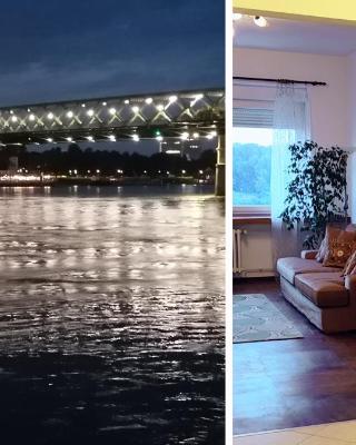 Danube Riverside Apartment with quite workplace