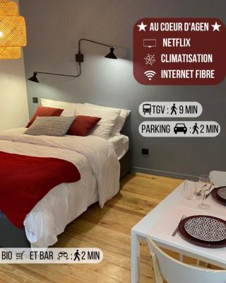 Le Charme - Au Coeur d'Agen - Self Checkin - Wifi - Netflix - Smart TV - Luqs fr