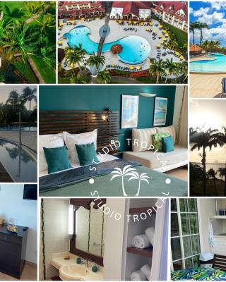Studio Tropical avec vue mer dans une résidence hôtelière