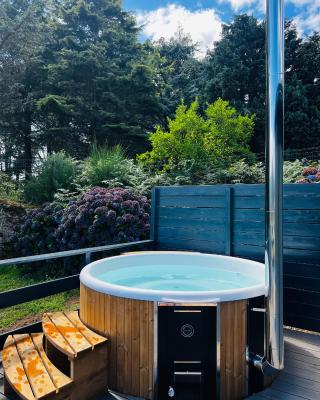 Scorfel Lodge, Northwood, Bain nordique, terrasse