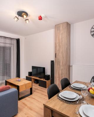 ApartWro 3th - apartament przy dworcu głównym PKP, balkon, garaż, rowery