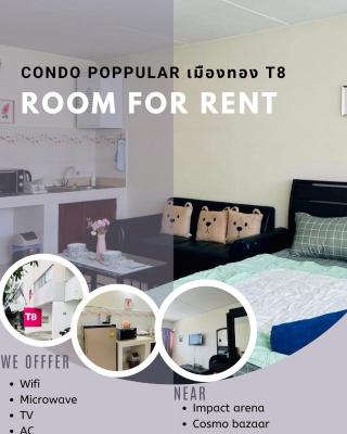 For rent condo popular T8 fl9