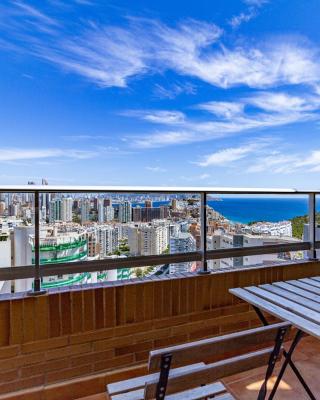 Penthouse sea view, pool, terrace, 2 bedrooms