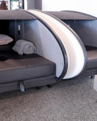 Sleeping Pods GoSleep - Inside of Warsaw Chopin Airport, non schengen restricted zone after passport control, near Gate 2N