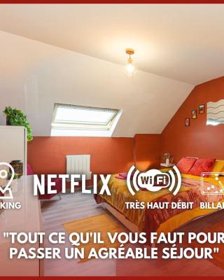 LE RED LINE I NETFLIX I BILLARD I WIFI I PARKING I CENTRE-VILLE - Cosy & Confort