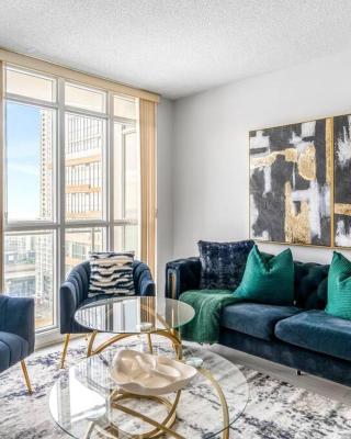 One Bed and Den Upscale Comfort Condo with Parking