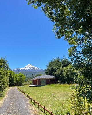 Comodidad y hermosa vista volcán