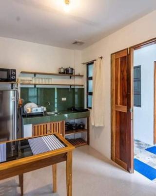 1-BR flat with kitchen private bath hot and cold shower