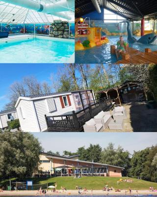 Kajuit423 6pers 5sterren vakantiepark Bergumermeer aan het water in Friesland met zwembad