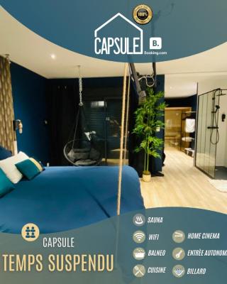 Capsule Temps suspendu - balnéo, home cinema & billard