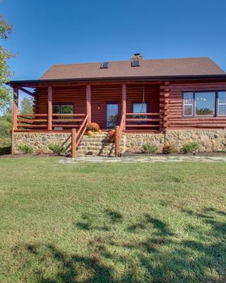Cozy Log Cabin Getaway with Fire Pit and 3 Acres!