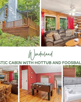 2br Rustic Cabin With Hottub And Foosball Table