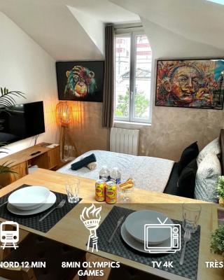 Studio Douillet Hypercentre 12 min de Paris