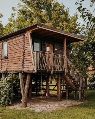 Treehouse Drevesna hiška Štrkovo gnezdo Ranč Jureš