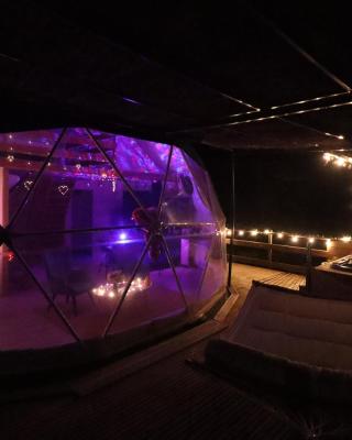 Bulle de l'Escale Coconing avec jacuzzi privatif