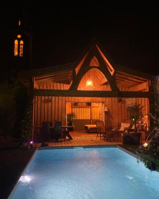 Chalet Atypique VUE Piscine Chauffée