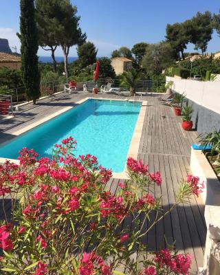 Le petit cassis vue mer appartement 70m2 dans villa