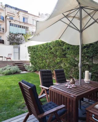 巴塞罗那租住公寓 - 私人泳池和花园中心