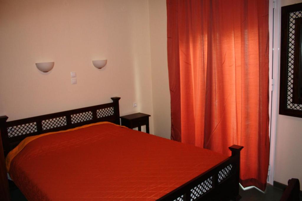 迪奥尼索斯酒店客房内的一张或多张床位