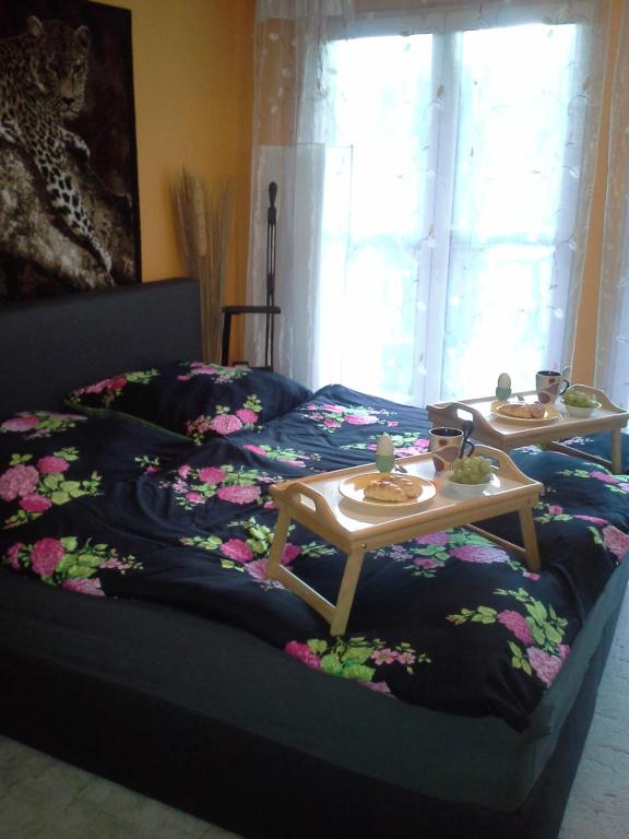 Ferienwohnung Naturnah客房内的一张或多张床位