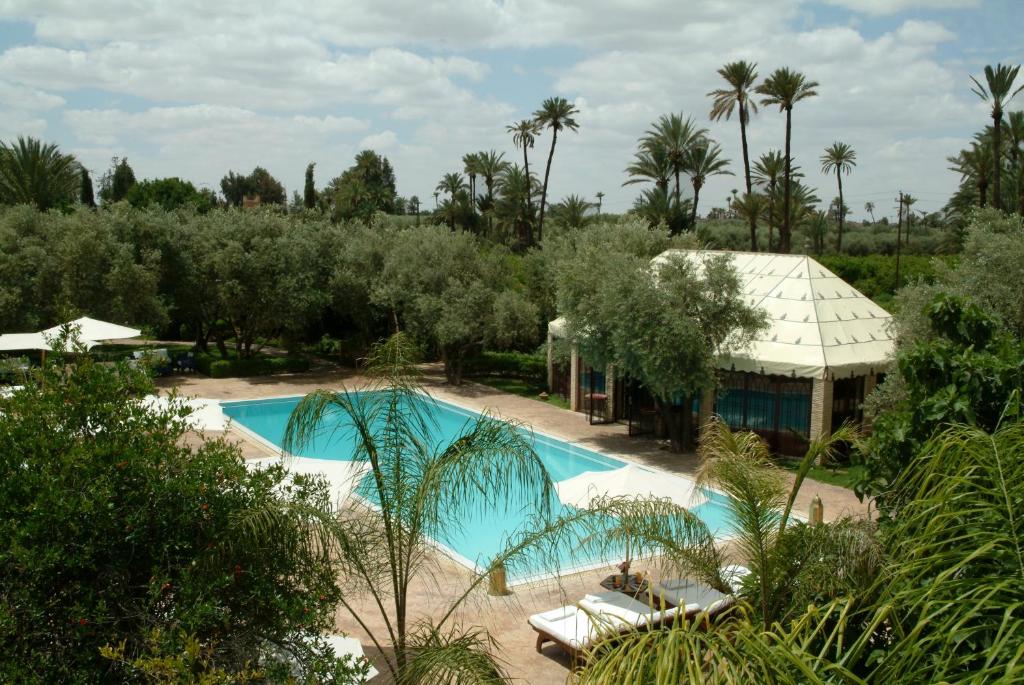 阿拉比庄园酒店内部或周边泳池景观