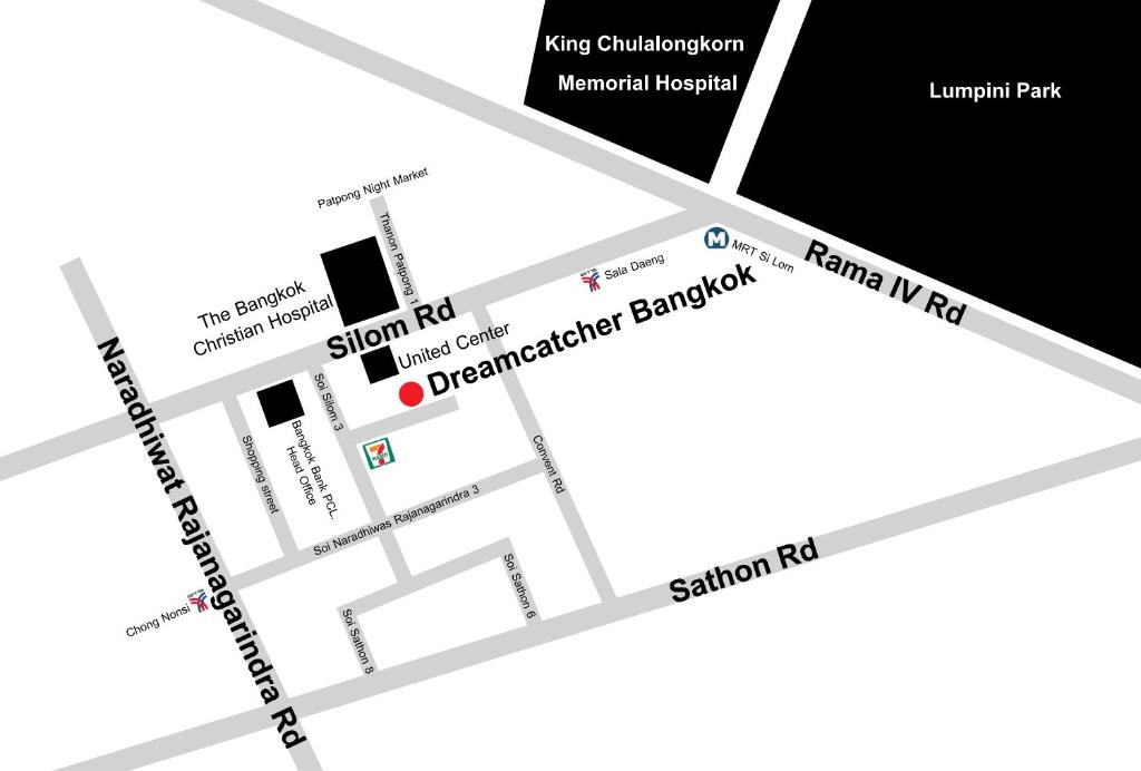 曼谷Dreamcatcher Bangkok的莫斯科的Lenovo公园地图