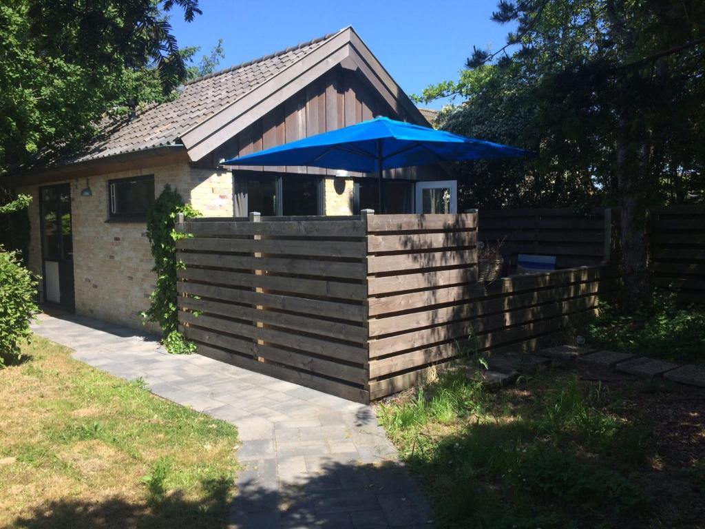 德科赫Texelduinen59的 ⁇ 上带蓝伞的房子