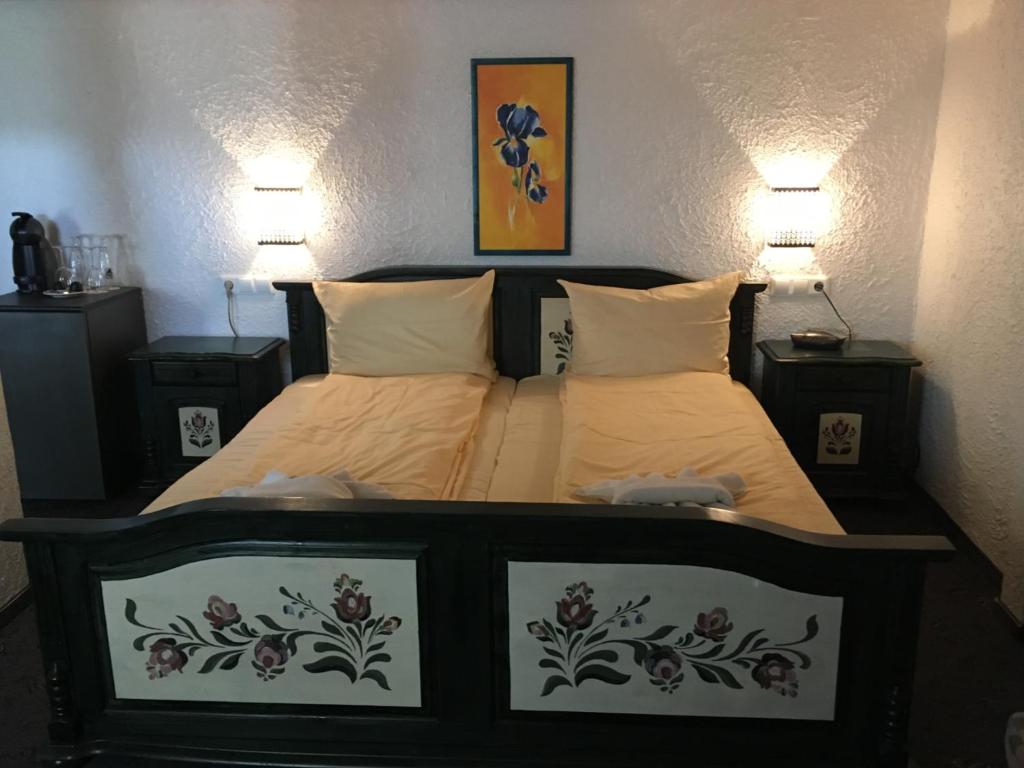 
兰伽斯豪夫舒尔酒店客房内的一张或多张床位
