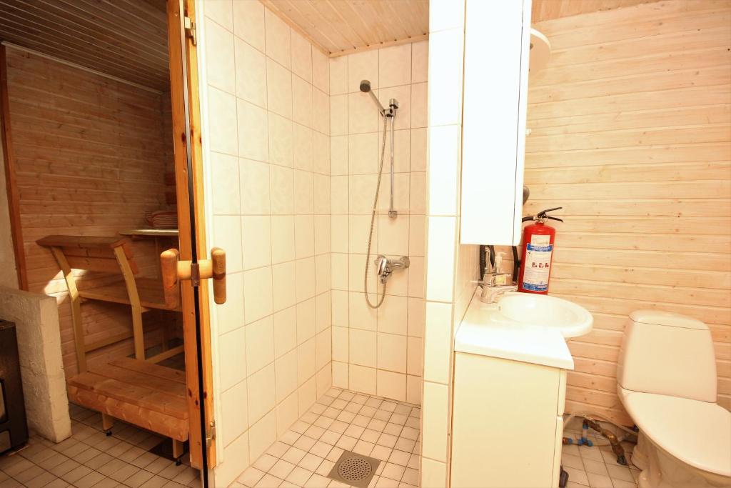 哈提图维特山林小屋的一间浴室