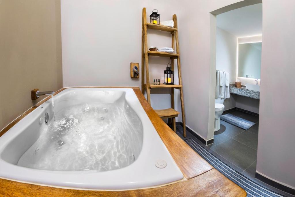 大卡萨夏里思科旅馆的一间浴室
