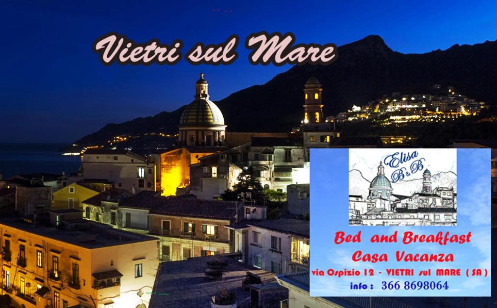 维耶特里B&B Elisa的晚年城市的照片,上面标有维特兹罪恶的标语