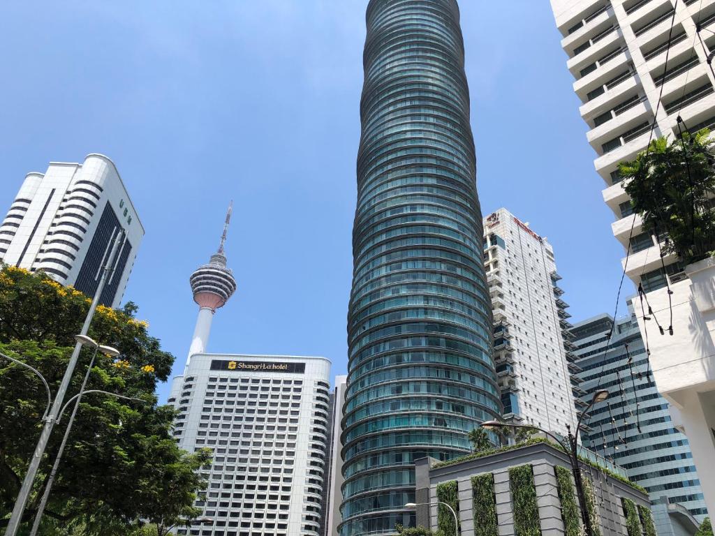 吉隆坡KLCC沃特克斯公寓的城市高楼的景色