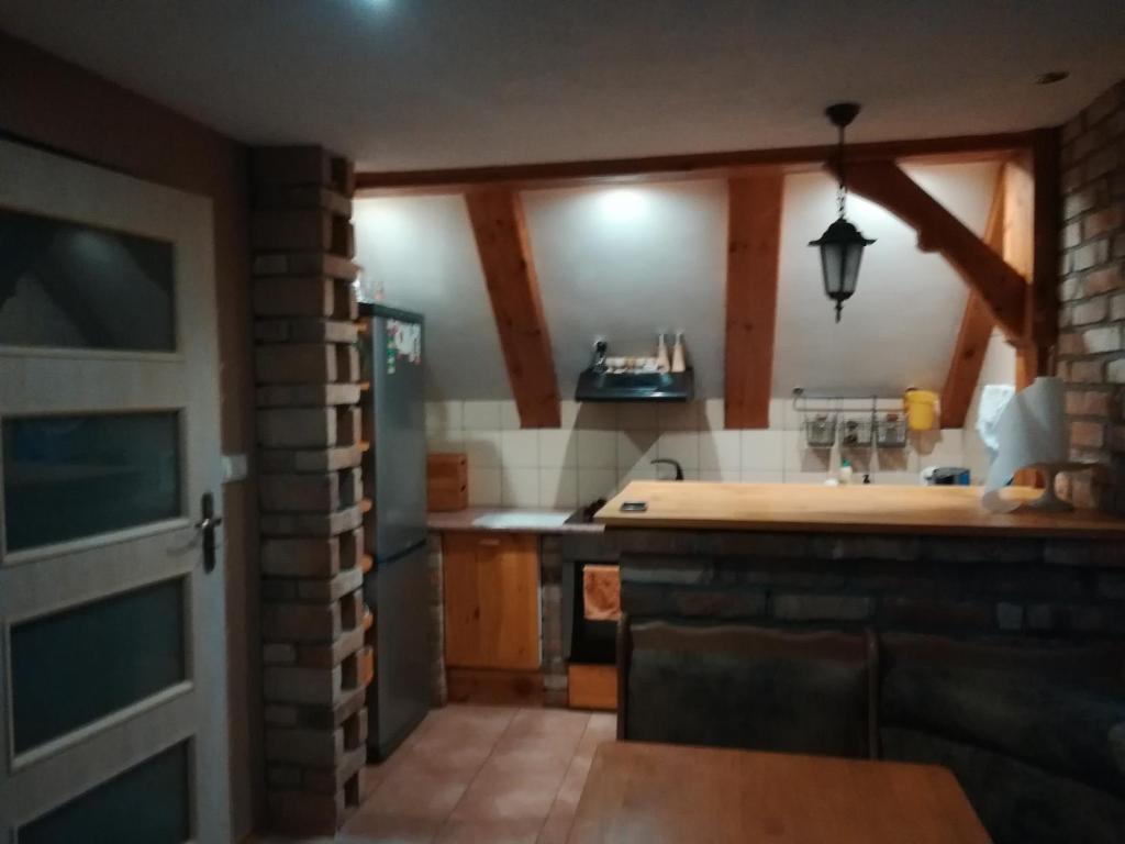 蒂科钦Loft 'PRL'的厨房配有水槽和台面