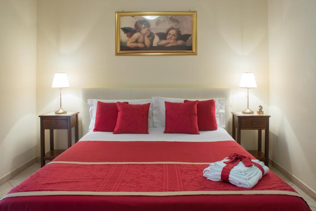 B&amp;B MareAgrò客房内的一张或多张床位