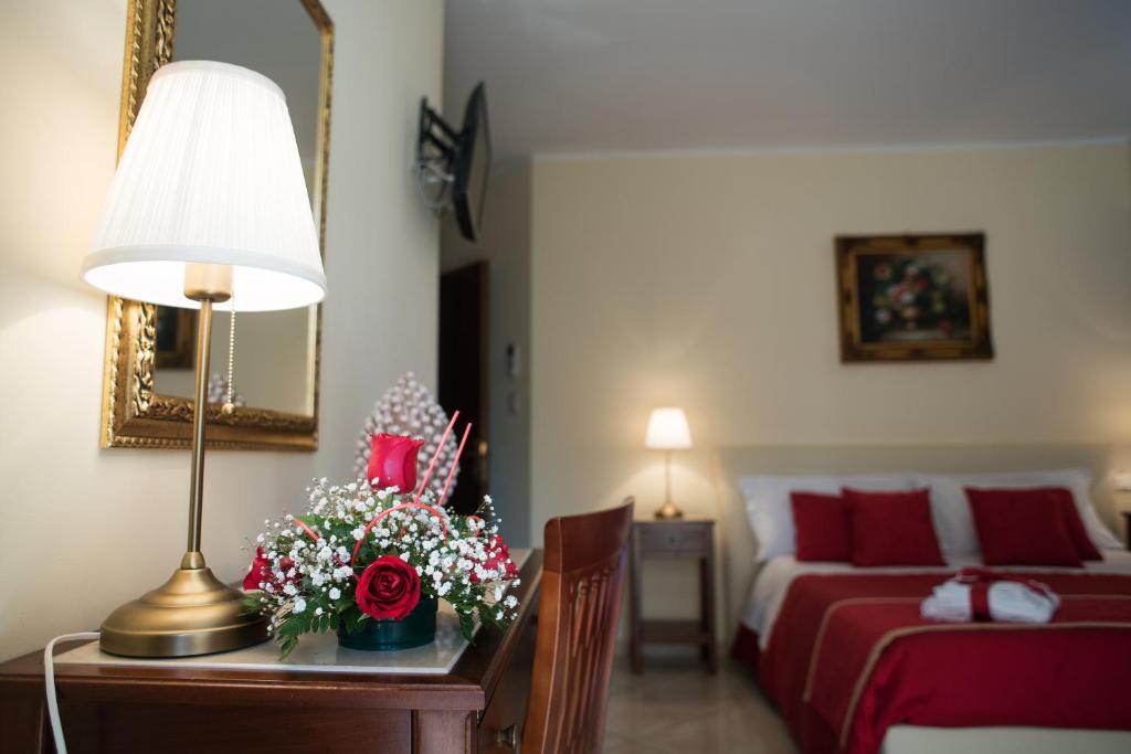 B&amp;B MareAgrò客房内的一张或多张床位
