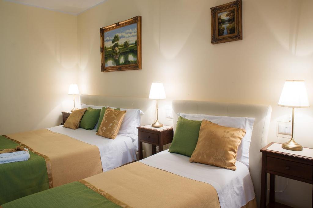 B&amp;B MareAgrò客房内的一张或多张床位