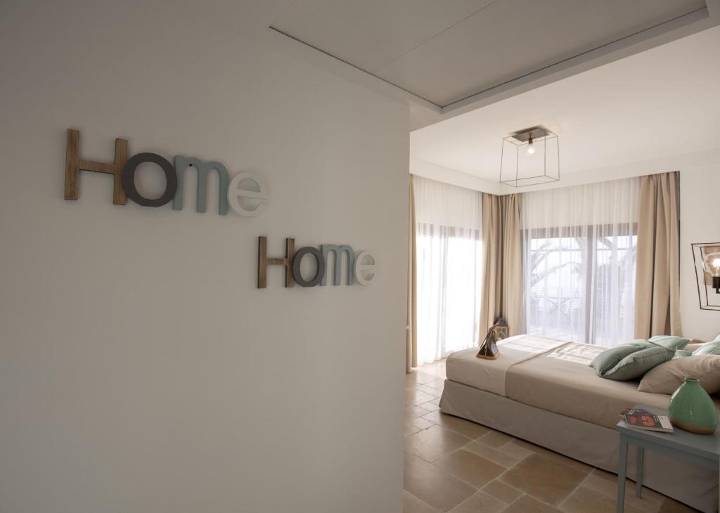 Romantic Relais Sorrento客房内的一张或多张床位