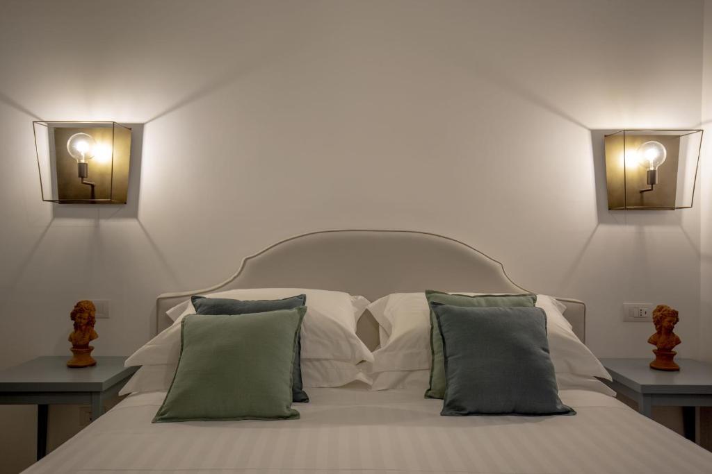 Romantic Relais Sorrento客房内的一张或多张床位