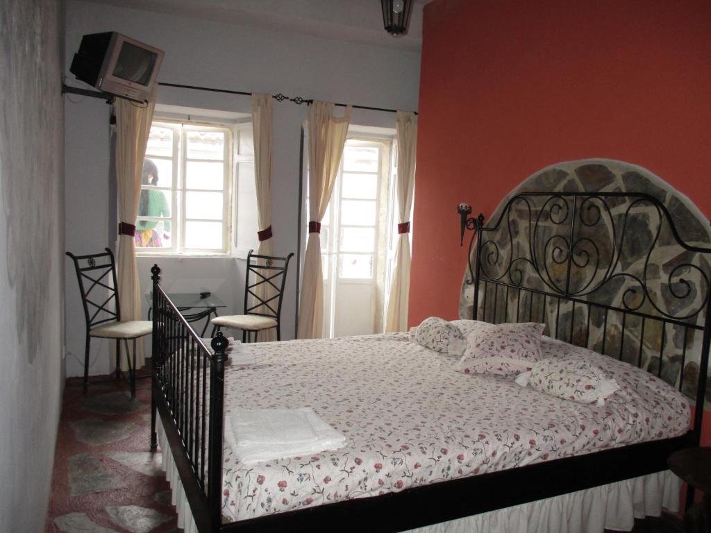 A Casa da Fonte客房内的一张或多张床位