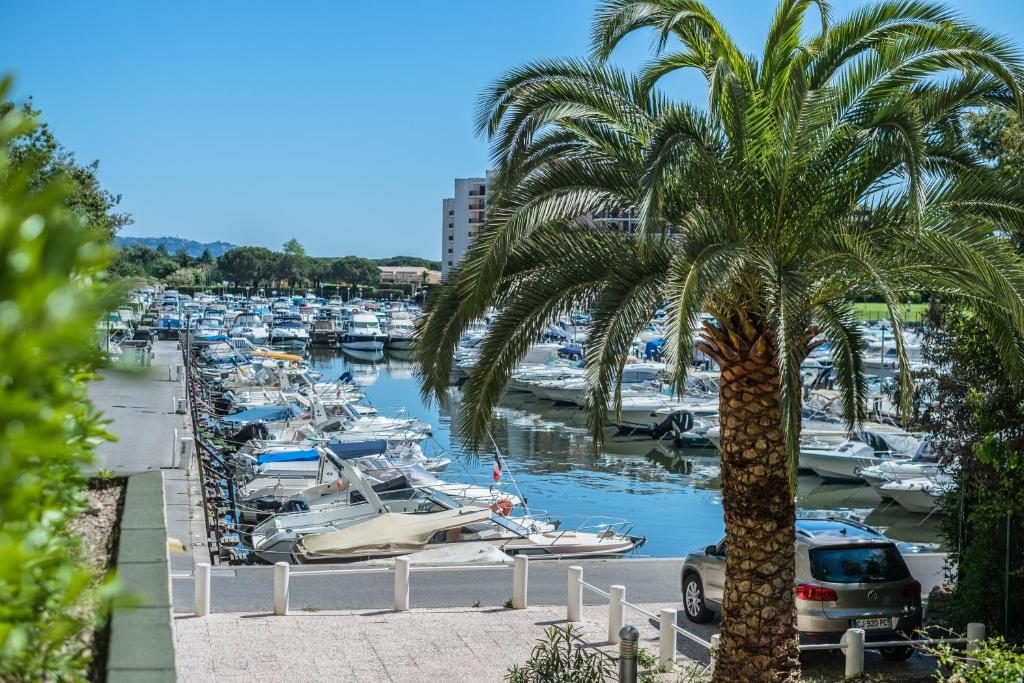 曼德琉-拉纳普勒Cannes Marina Appart Hotel Mandelieu的相册照片